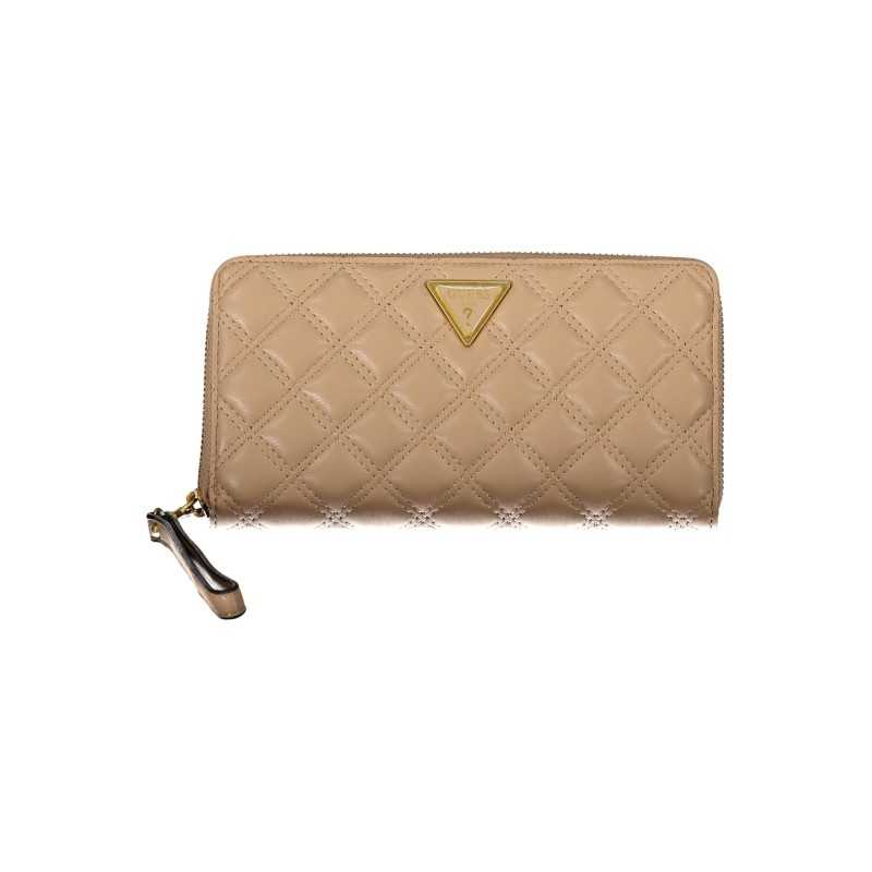 GUESS JEANS WOMEN'S WALLET BEIGE