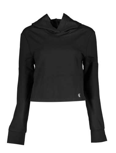 CALVIN KLEIN WOMEN'S SWEATSHIRT WITHOUT ZIP BLACK