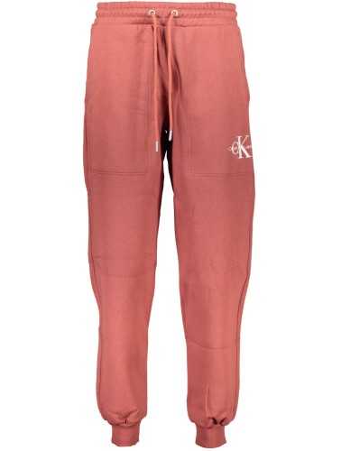 CALVIN KLEIN RED WOMEN'S TROUSERS