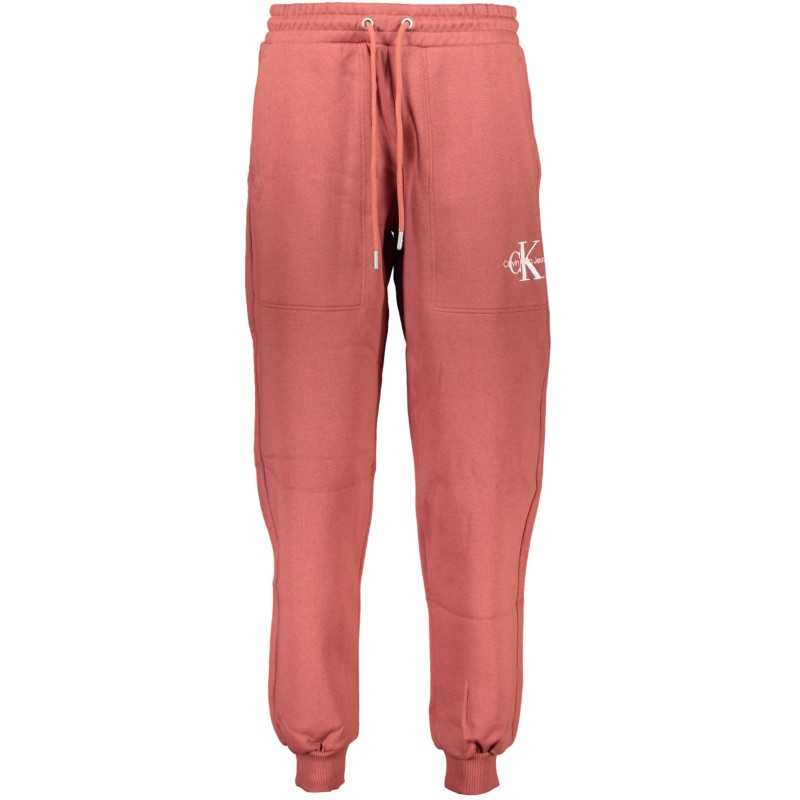 CALVIN KLEIN RED WOMEN'S TROUSERS