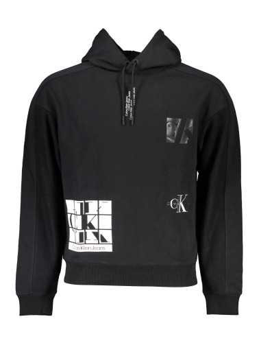 CALVIN KLEIN SWEATSHIRT WITHOUT ZIP BLACK MAN