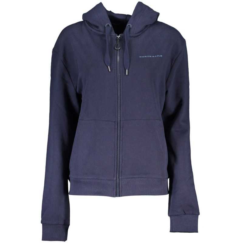 NORTH SAILS WOMEN'S BLUE ZIPPED SWEATSHIRT