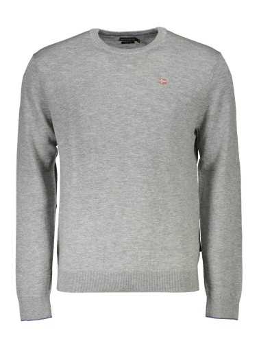 NAPAPIJRI MAN GRAY SWEATER