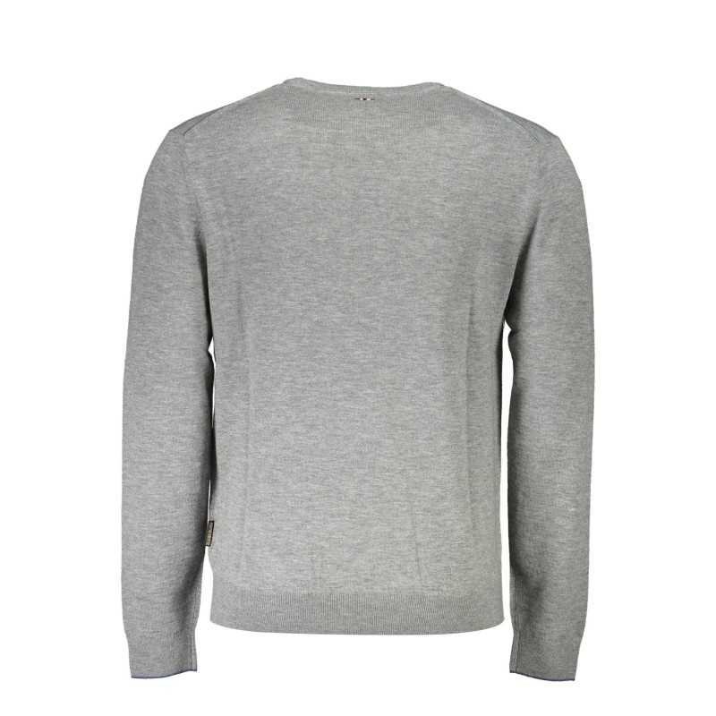 NAPAPIJRI MAN GRAY SWEATER