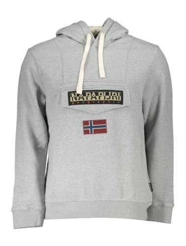 NAPAPIJRI SWEATSHIRT WITHOUT ZIP GRAY MAN