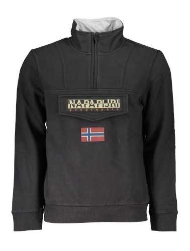 NAPAPIJRI SWEATSHIRT WITHOUT ZIP BLACK MAN