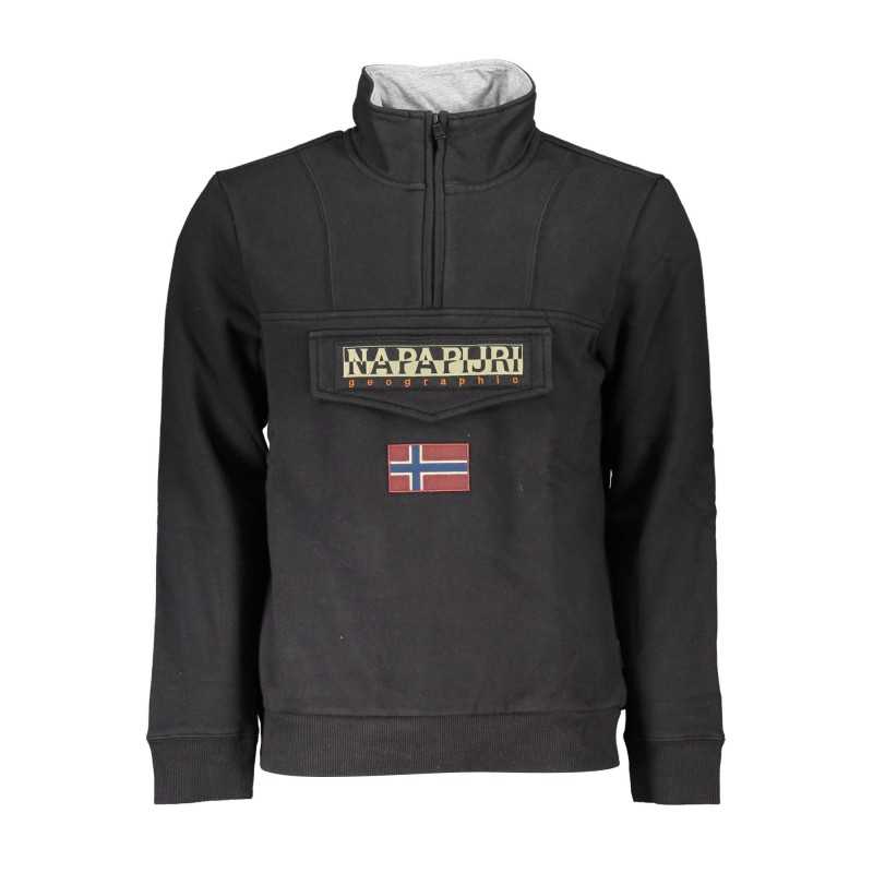 NAPAPIJRI SWEATSHIRT WITHOUT ZIP BLACK MAN