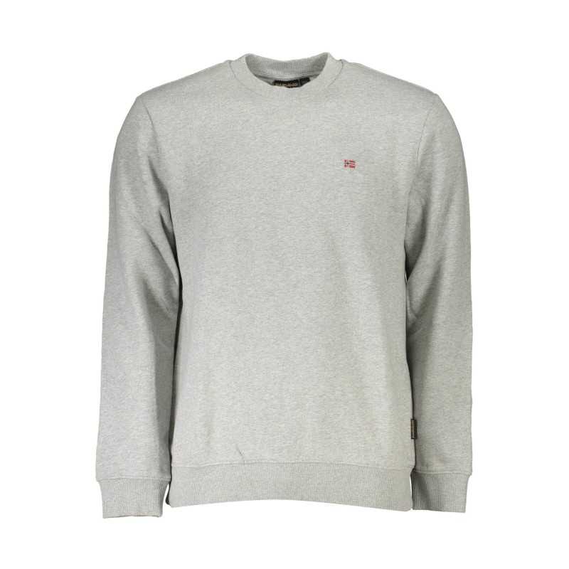 NAPAPIJRI SWEATSHIRT WITHOUT ZIP GRAY MAN