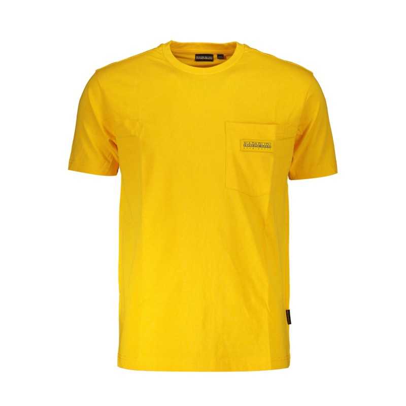 NAPAPIJRI T-SHIRT MANICHE CORTE UOMO GIALLO