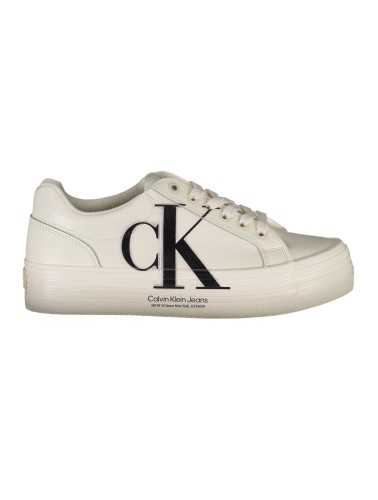 CALVIN KLEIN WHITE WOMEN'S SPORT SHOES