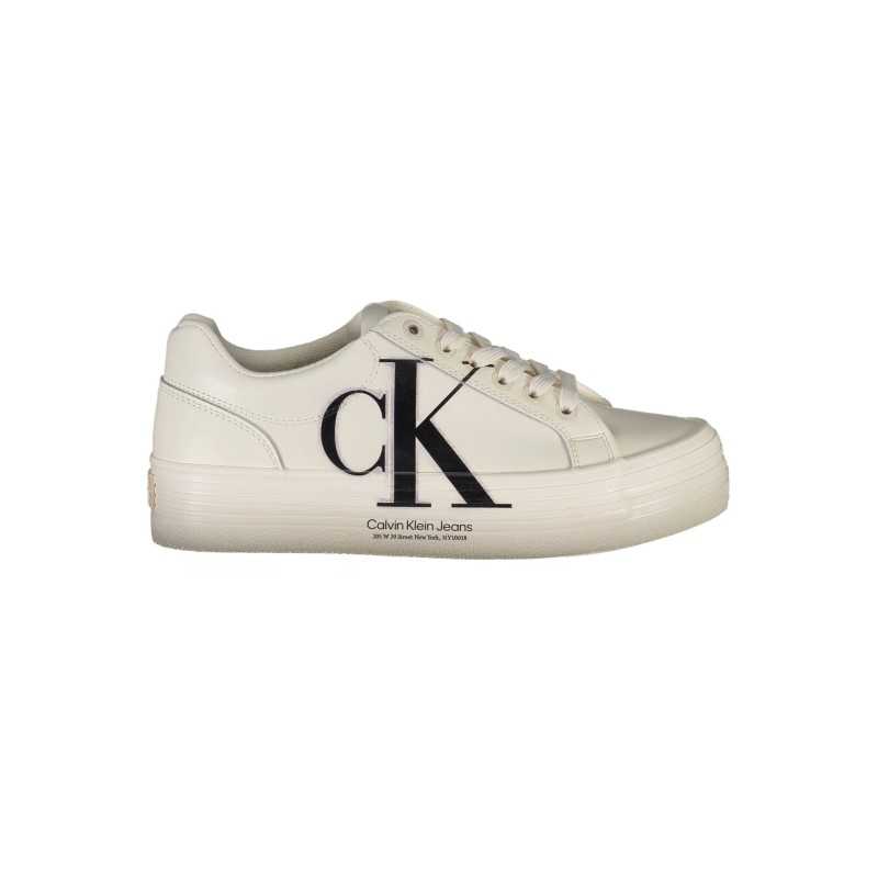 CALVIN KLEIN WHITE WOMEN'S SPORT SHOES