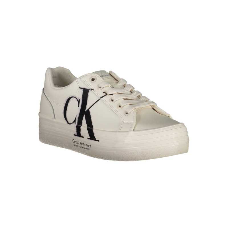 CALVIN KLEIN WHITE WOMEN'S SPORT SHOES