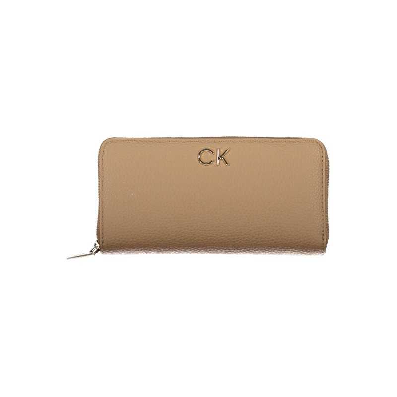 CALVIN KLEIN BEIGE WALLET FOR WOMEN