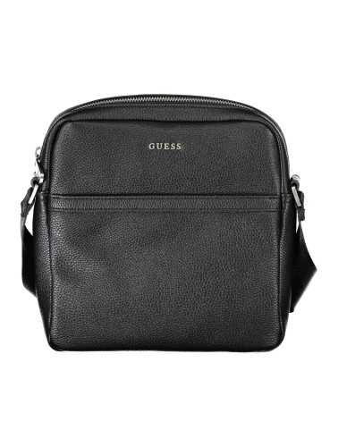 GUESS JEANS BLACK MAN SHOULDER BAG