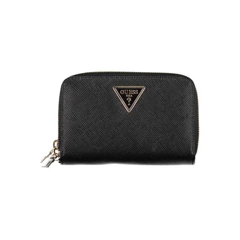 GUESS JEANS WOMEN'S WALLET BLACK