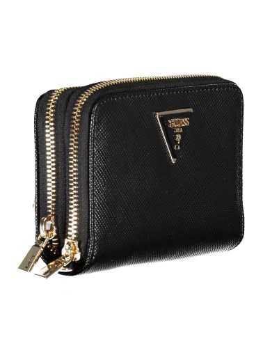 GUESS JEANS WOMEN'S WALLET BLACK