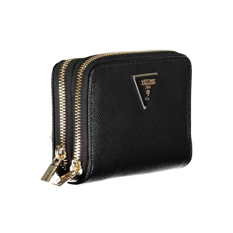 GUESS JEANS WOMEN'S WALLET BLACK