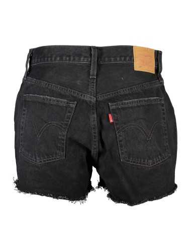 LEVI'S BLACK WOMEN'S SHORT PANTS