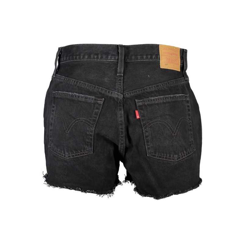 LEVI'S BLACK WOMEN'S SHORT PANTS