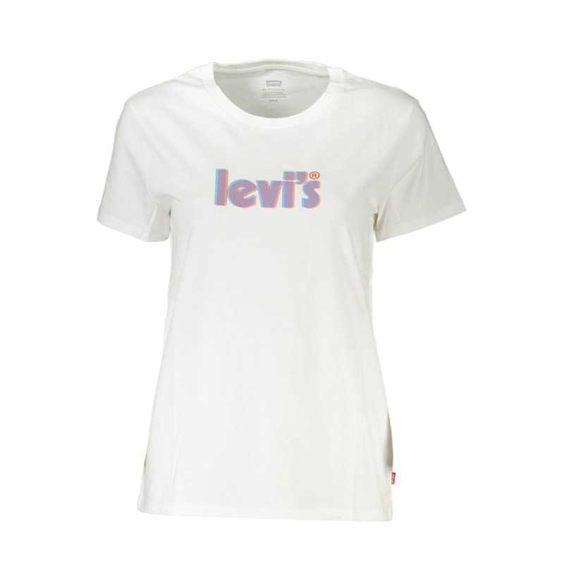 LEVI'S T-SHIRT MANICHE CORTE DONNA BIANCO