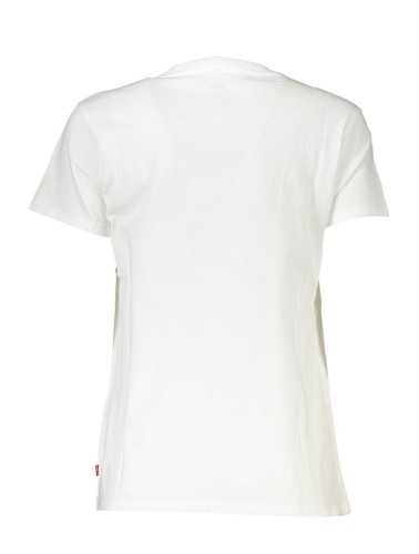 LEVI'S WHITE WOMEN'S SHORT SLEEVE T-SHIRT