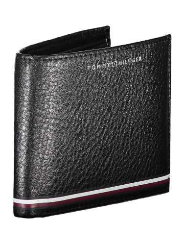 TOMMY HILFIGER BLACK MAN WALLET