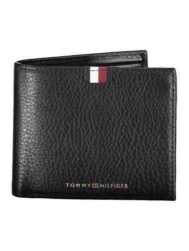 TOMMY HILFIGER BLACK MAN WALLET