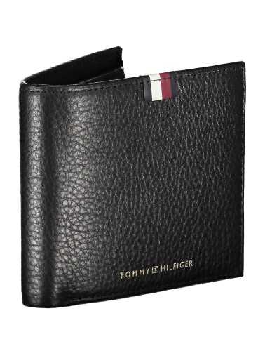 TOMMY HILFIGER BLACK MAN WALLET