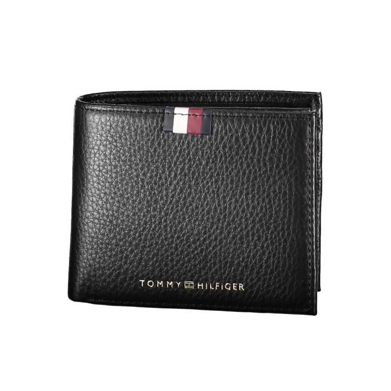 TOMMY HILFIGER BLACK MAN WALLET