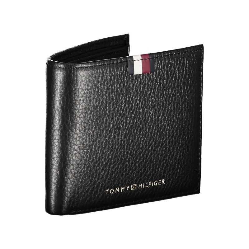 TOMMY HILFIGER BLACK MAN WALLET