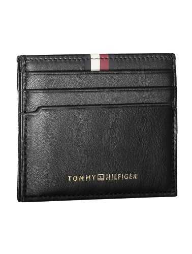 TOMMY HILFIGER BLACK MAN WALLET