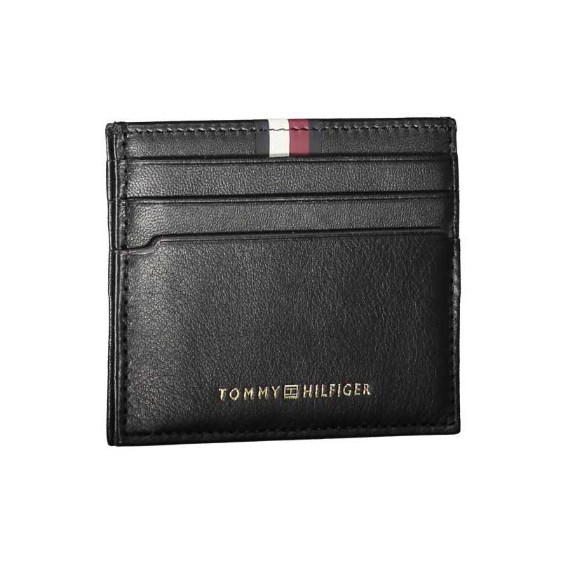 TOMMY HILFIGER BLACK MAN WALLET