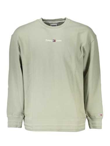 TOMMY HILFIGER MAN GREEN SWEATSHIRT WITHOUT ZIP