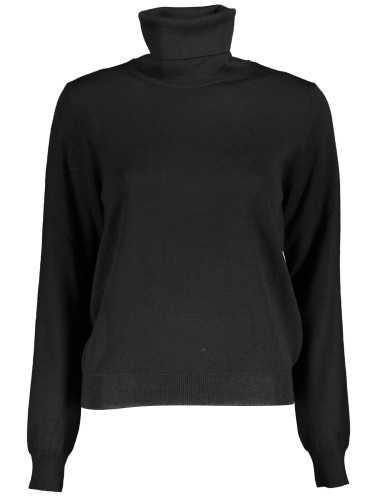 K-WAY WOMEN'S BLACK TURTLENECK