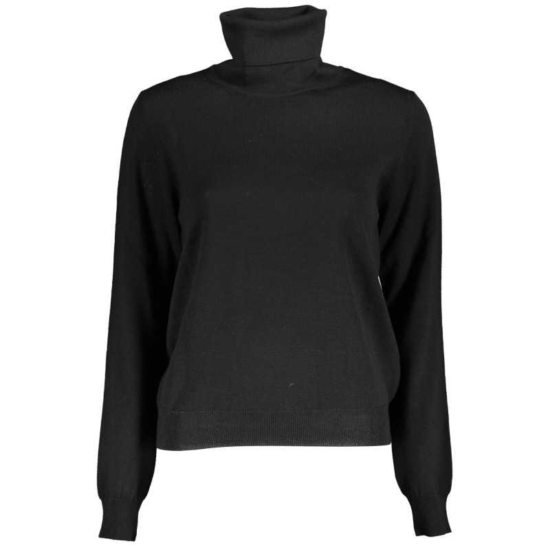 K-WAY WOMEN'S BLACK TURTLENECK