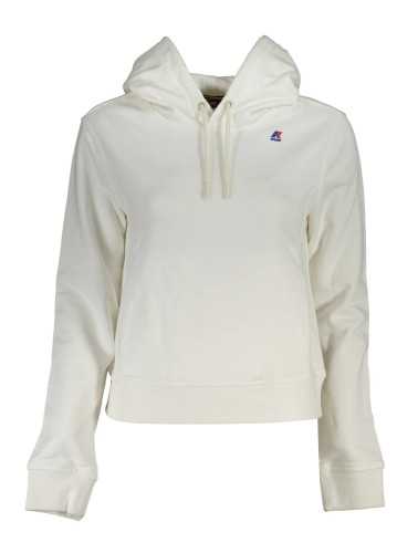 K-WAY FELPA SENZA ZIP DONNA BIANCO