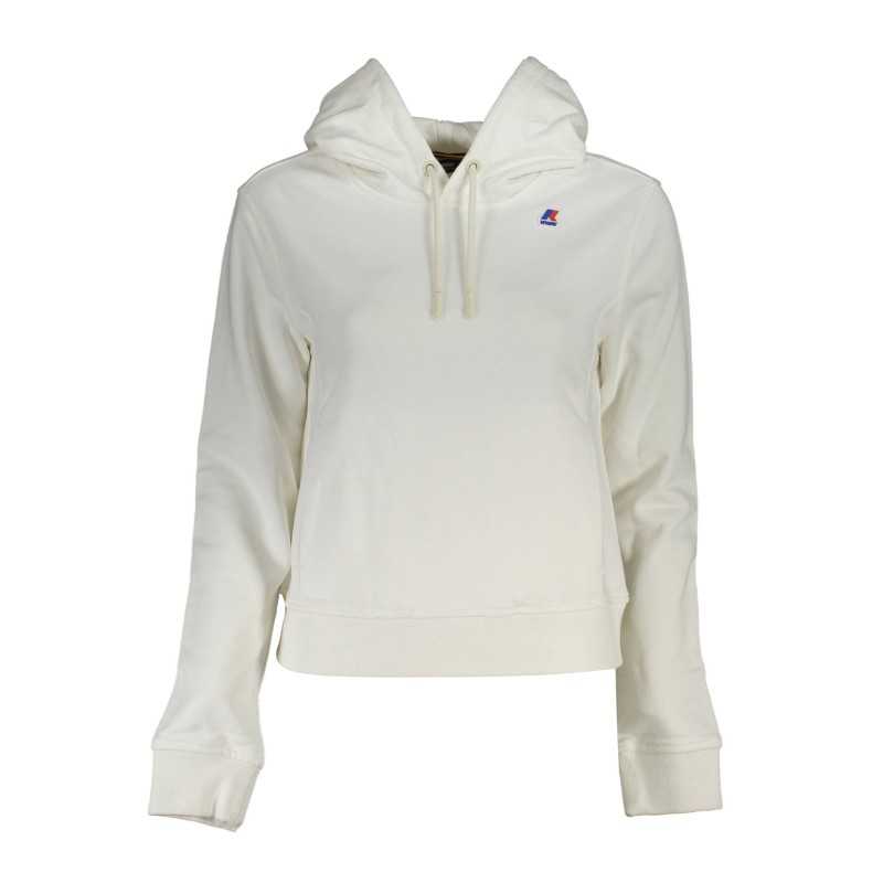 K-WAY FELPA SENZA ZIP DONNA BIANCO