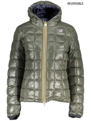 K-WAY WOMEN'S BLUE DOWN JACKET