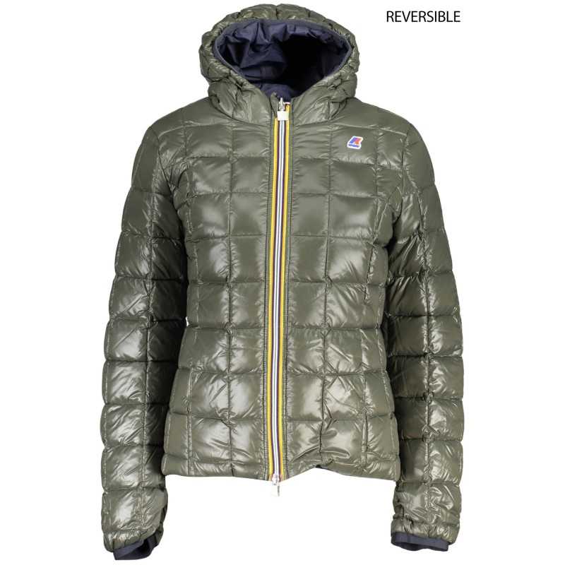 K-WAY WOMEN'S BLUE DOWN JACKET