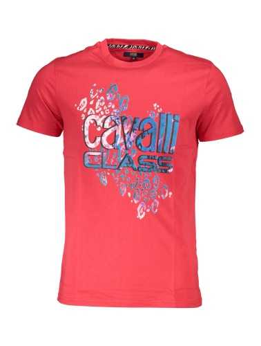 CAVALLI CLASS T-SHIRT MANICHE CORTE UOMO ROSSO