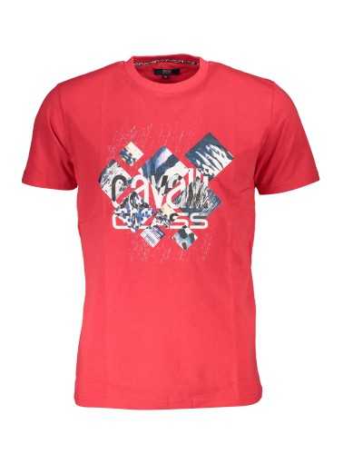 CAVALLI CLASS T-SHIRT MANICHE CORTE UOMO ROSSO