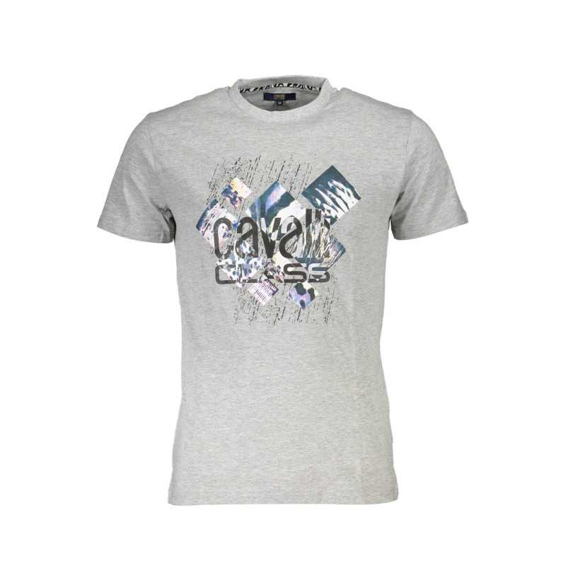 CAVALLI CLASS T-SHIRT MANICHE CORTE UOMO GRIGIO