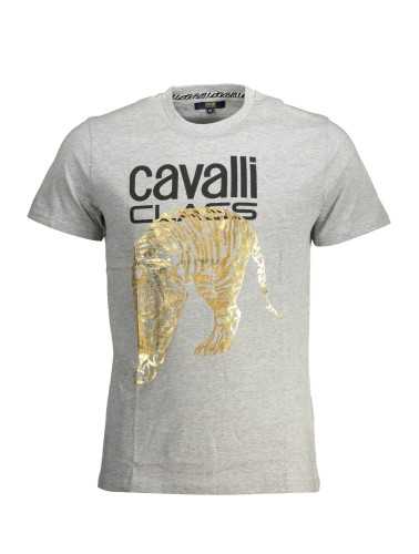 CAVALLI CLASS T-SHIRT MANICHE CORTE UOMO GRIGIO