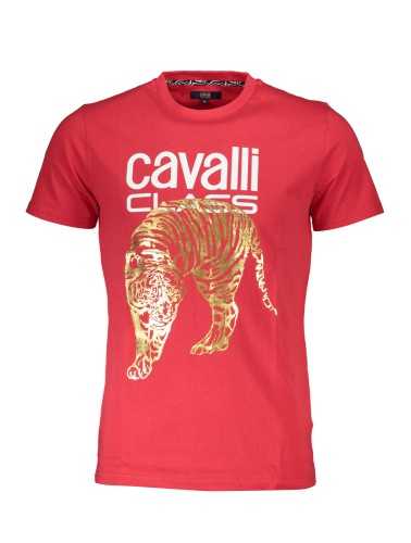 CAVALLI CLASS T-SHIRT MANICHE CORTE UOMO ROSSO