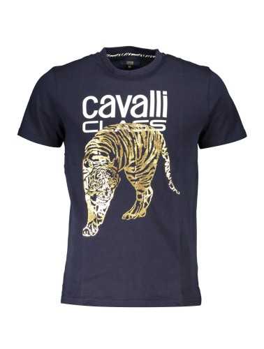 CAVALLI CLASS T-SHIRT SHORT SLEEVE MAN BLUE