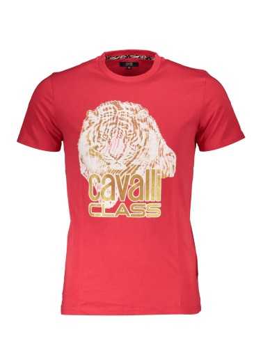 CAVALLI CLASS T-SHIRT MANICHE CORTE UOMO ROSSO