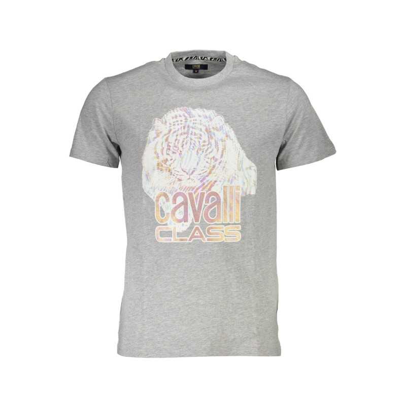 CAVALLI CLASS T-SHIRT MANICHE CORTE UOMO GRIGIO