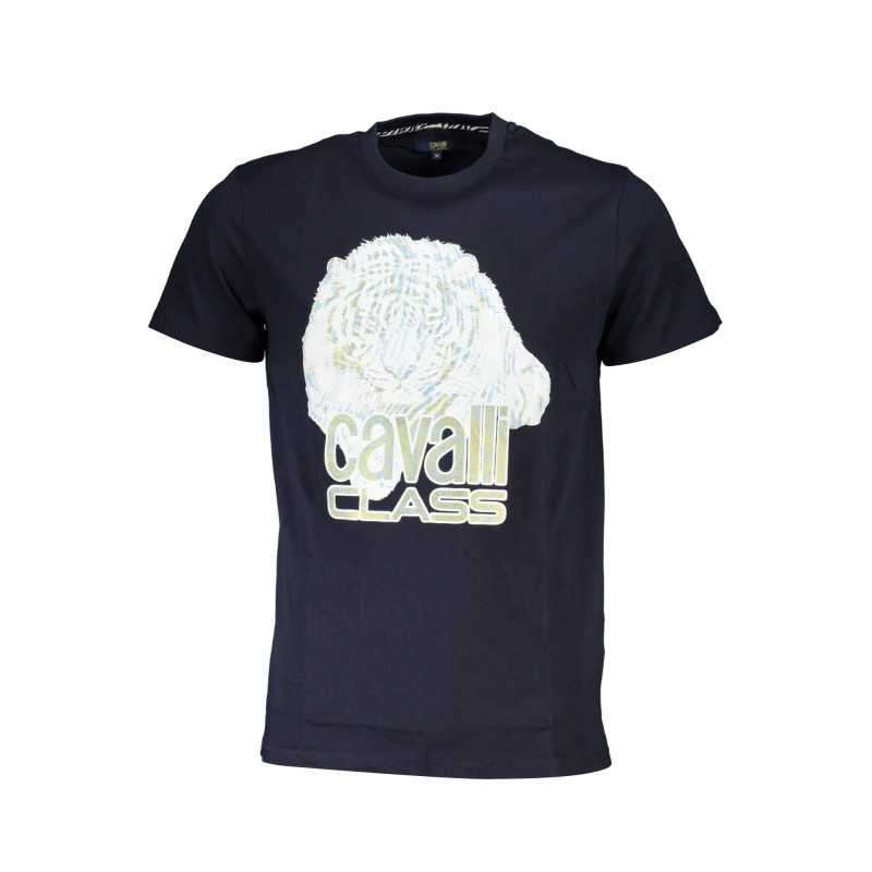 CAVALLI CLASS T-SHIRT MANICHE CORTE UOMO BLU