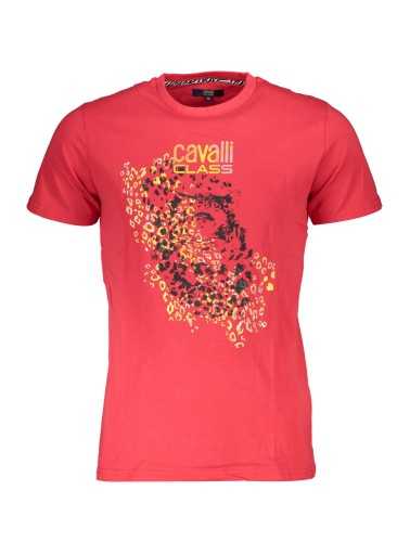 CAVALLI CLASS T-SHIRT MANICHE CORTE UOMO ROSSO