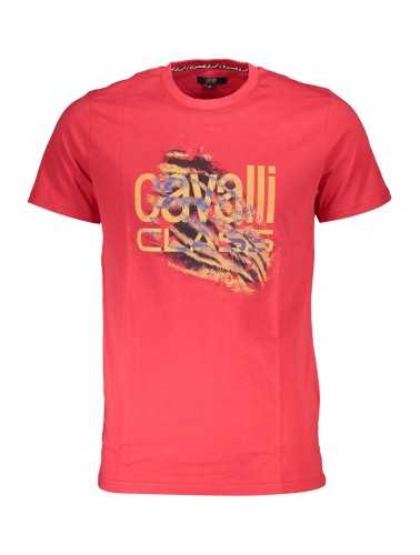 CAVALLI CLASS T-SHIRT MANICHE CORTE UOMO ROSSO